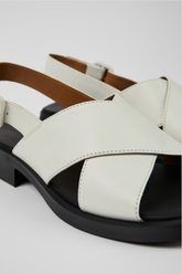 Sandalia Dana Piel Blanco